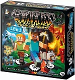 Игра настольная 10 в 1 Кубикрафт пиксельное приключение
